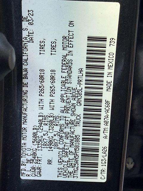 used 2023 Toyota Tacoma car, priced at $40,995