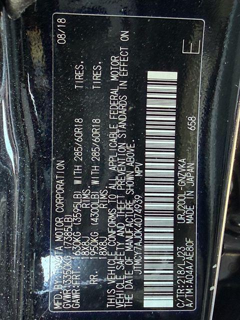 used 2019 Toyota Land Cruiser car, priced at $65,995