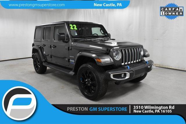 used 2022 Jeep Wrangler Unlimited 4xe car, priced at $27,798