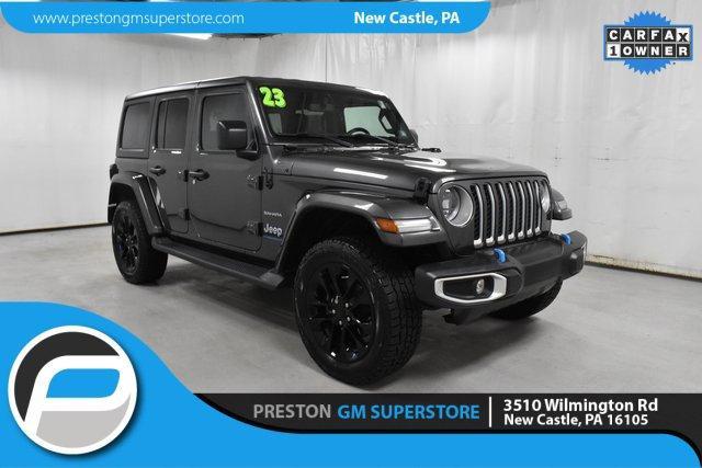used 2023 Jeep Wrangler 4xe car, priced at $29,598