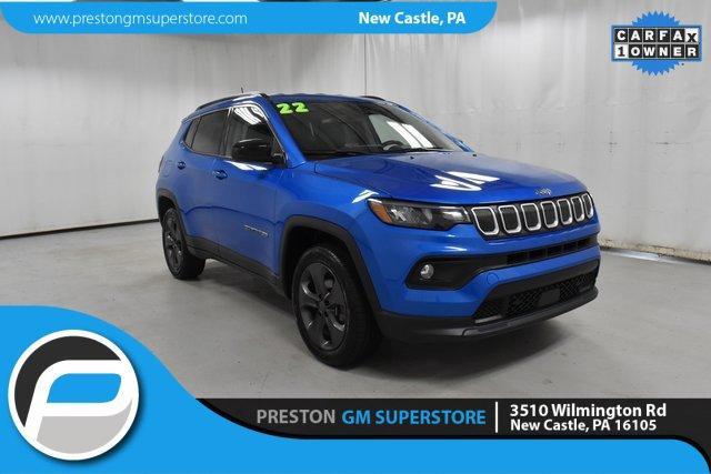 used 2022 Jeep Compass car, priced at $18,498