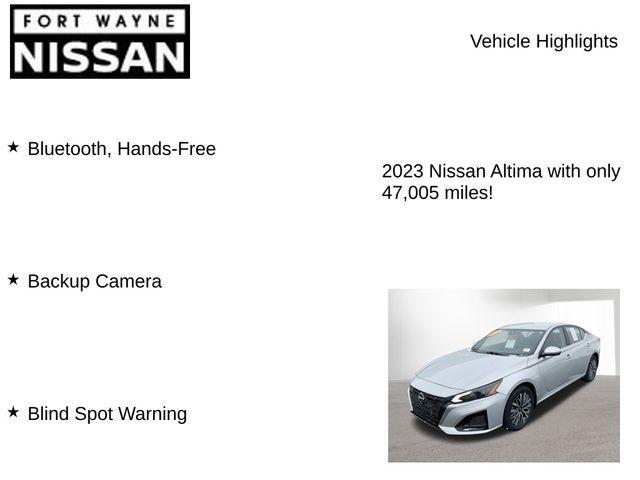 used 2023 Nissan Altima car, priced at $18,789