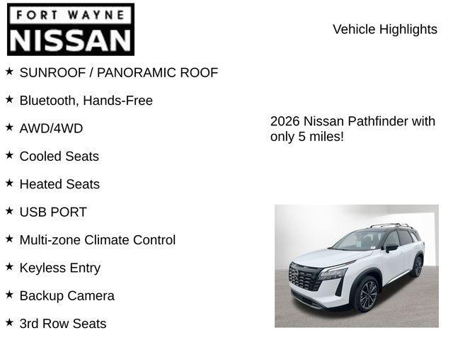 new 2026 Nissan Pathfinder car, priced at $49,138