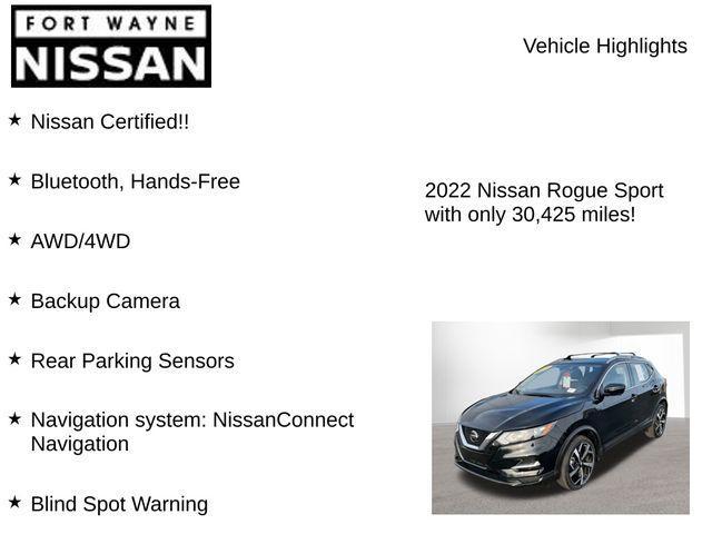 used 2022 Nissan Rogue Sport car, priced at $21,269