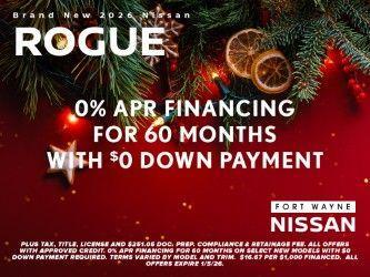 new 2026 Nissan Rogue car, priced at $40,612