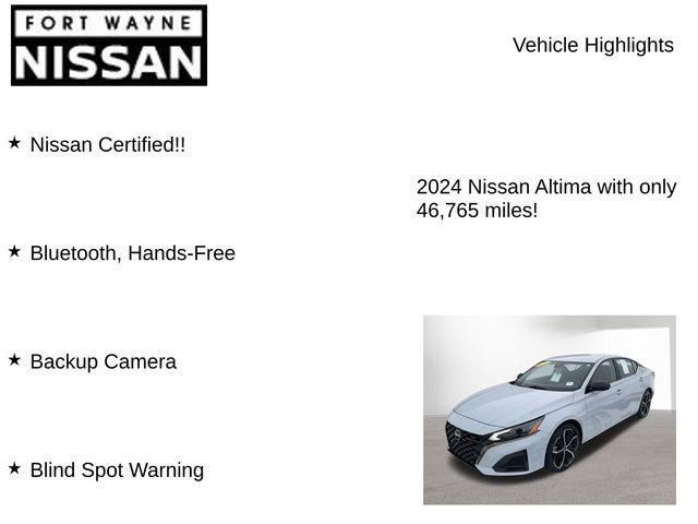 used 2024 Nissan Altima car, priced at $20,503