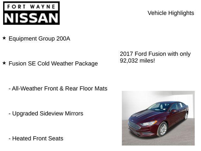used 2017 Ford Fusion car, priced at $10,795