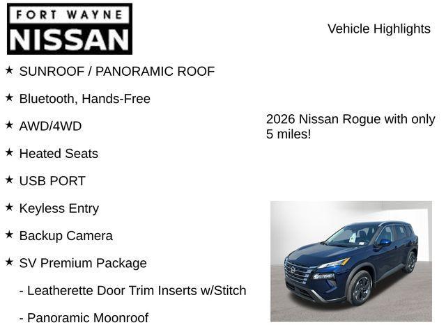 new 2026 Nissan Rogue car, priced at $29,859