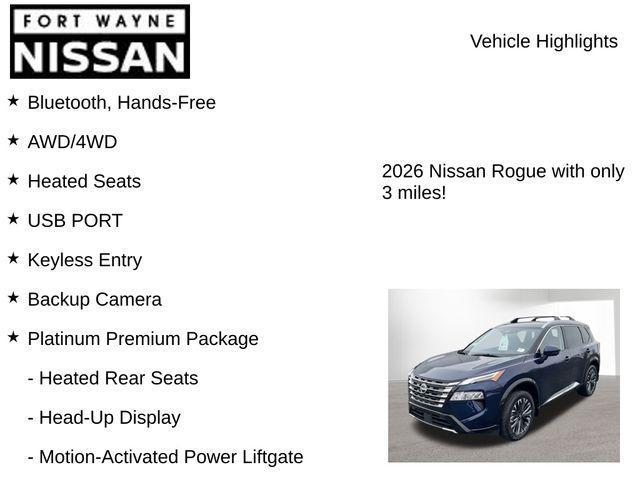 new 2026 Nissan Rogue car, priced at $36,932
