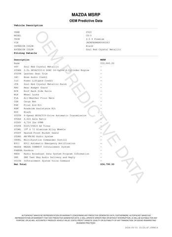 used 2022 Mazda CX-5 car, priced at $24,971