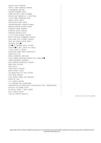 new 2026 Mazda CX-50 Hybrid car, priced at $40,552