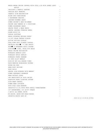 new 2026 Mazda CX-50 car, priced at $44,040