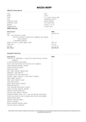 new 2026 Mazda CX-90 car, priced at $47,785