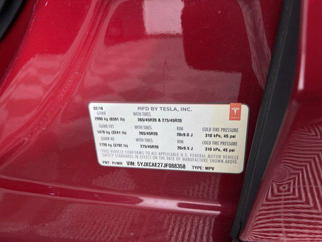 used 2018 Tesla Model X car, priced at $23,950