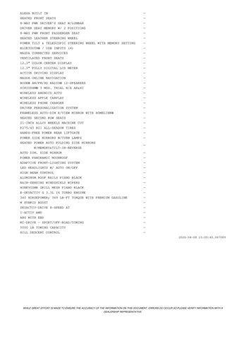 new 2026 Mazda CX-70 car, priced at $57,287