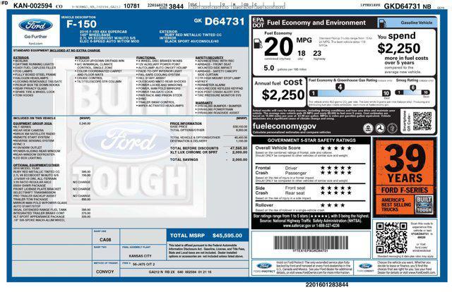 used 2016 Ford F-150 car, priced at $18,900