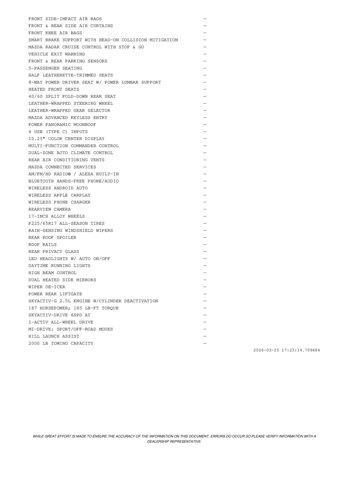 new 2026 Mazda CX-50 car, priced at $36,820