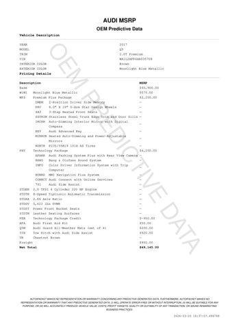 used 2017 Audi Q5 car, priced at $11,900