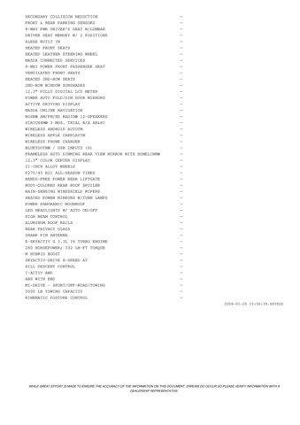 new 2026 Mazda CX-90 car, priced at $52,235