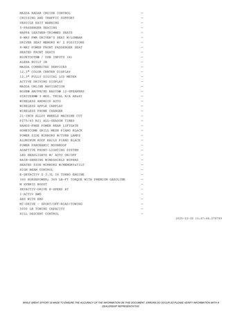 new 2026 Mazda CX-70 car, priced at $54,523