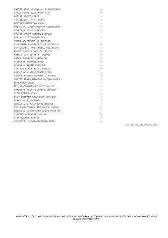 new 2025 Mazda CX-5 car, priced at $39,957