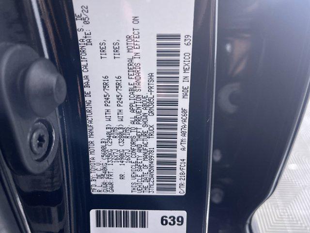 used 2022 Toyota Tacoma car, priced at $36,334