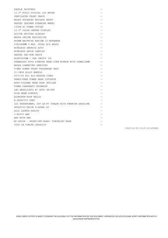 new 2026 Mazda CX-90 PHEV car, priced at $59,207