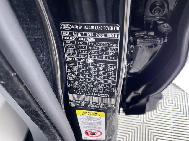 used 2017 Land Rover Range Rover Evoque car, priced at $15,971