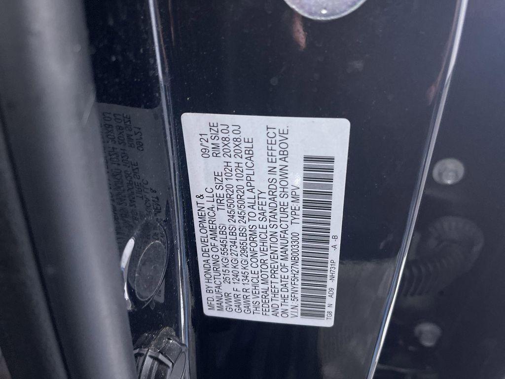 used 2022 Honda Pilot car, priced at $21,900