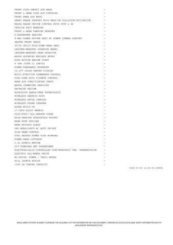 new 2026 Mazda CX-50 Hybrid car, priced at $41,729