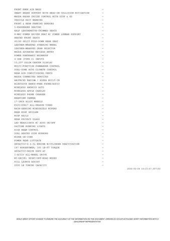 new 2026 Mazda CX-50 car, priced at $36,292