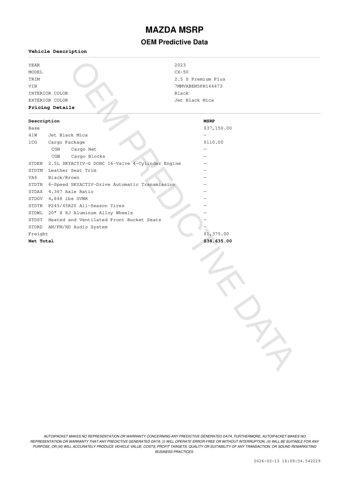used 2023 Mazda CX-50 car, priced at $28,377