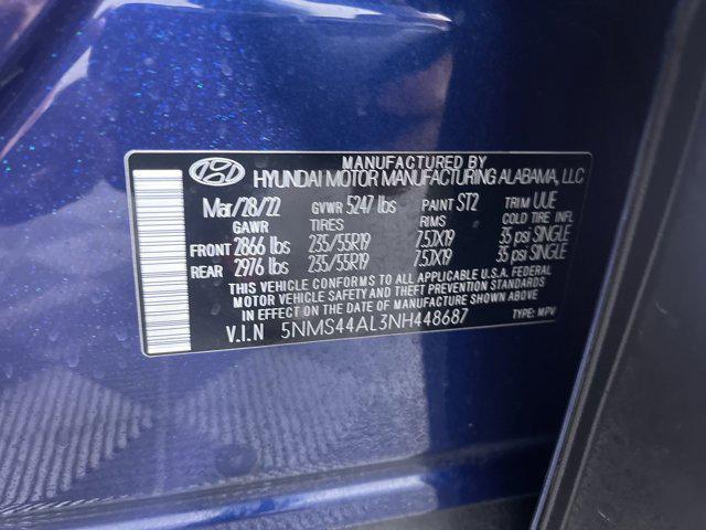 used 2022 Hyundai Santa Fe car, priced at $22,846