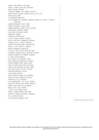 new 2025 Mazda CX-5 car, priced at $31,478