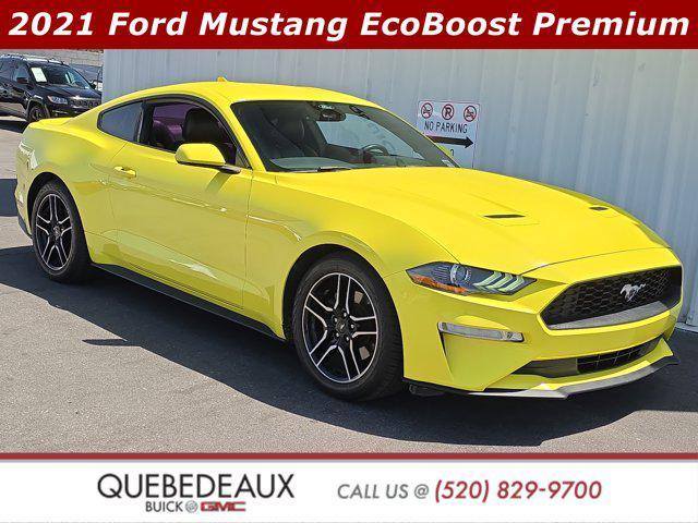 used 2021 Ford Mustang car, priced at $23,992