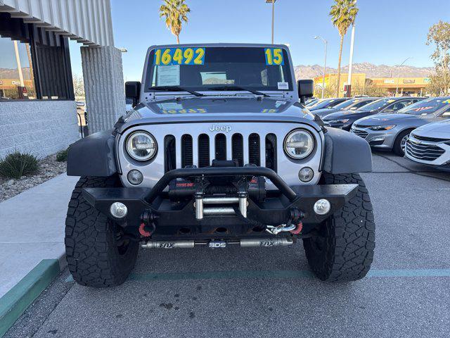 used 2015 Jeep Wrangler Unlimited car, priced at $15,491