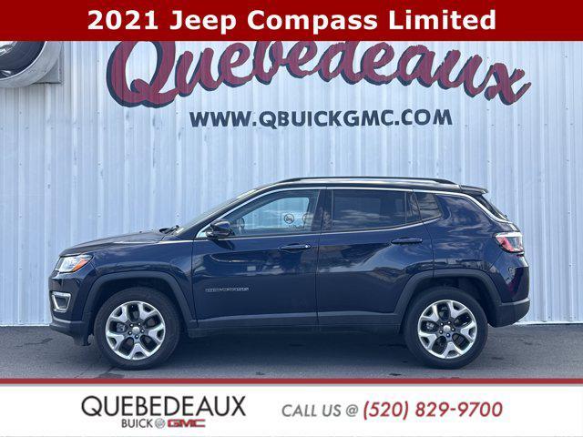 used 2021 Jeep Compass car, priced at $17,491