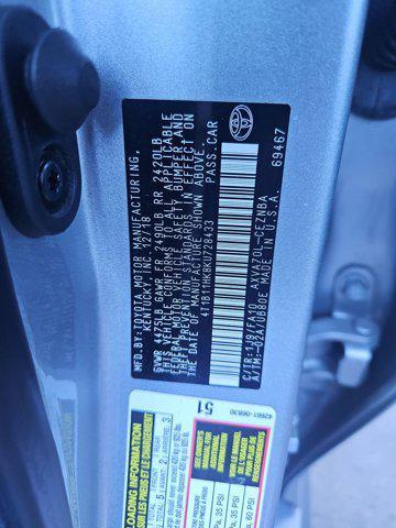 used 2019 Toyota Camry car, priced at $18,492