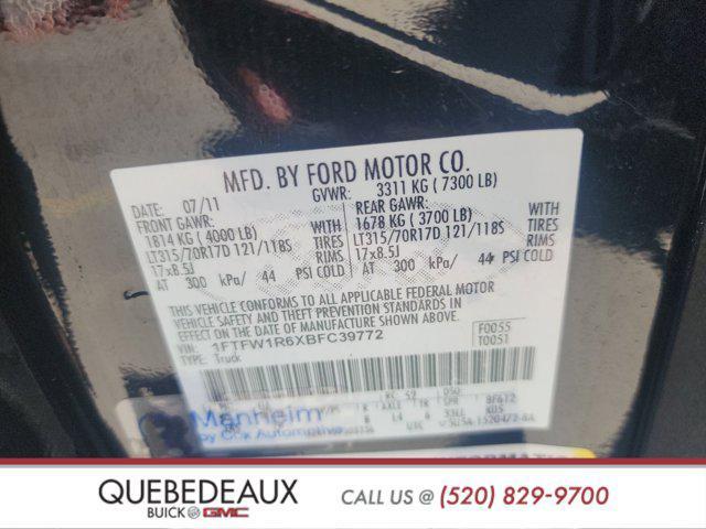 used 2011 Ford F-150 car