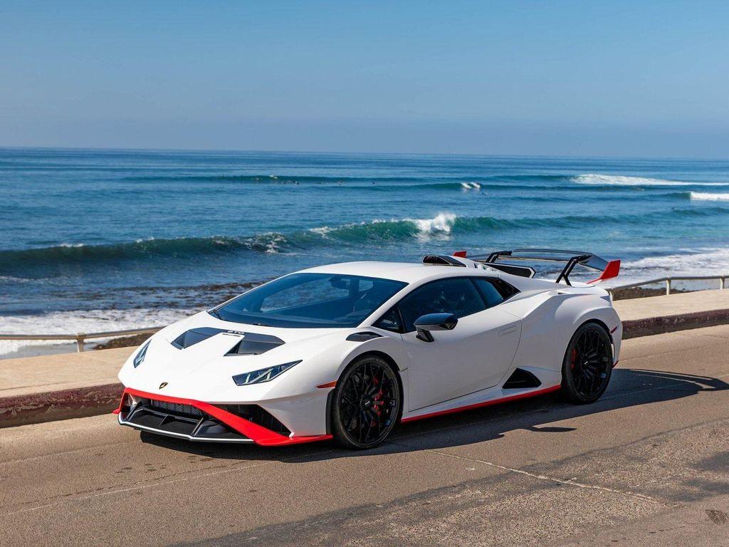 used 2024 Lamborghini Huracan STO car, priced at $444,444