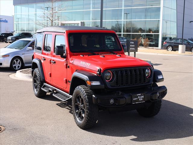 used 2022 Jeep Wrangler Unlimited car, priced at $24,923