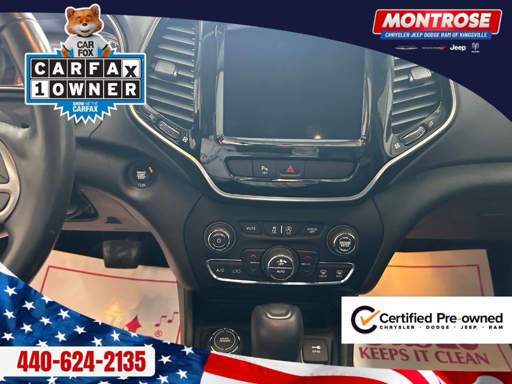 used 2020 Jeep Cherokee car, priced at $19,499