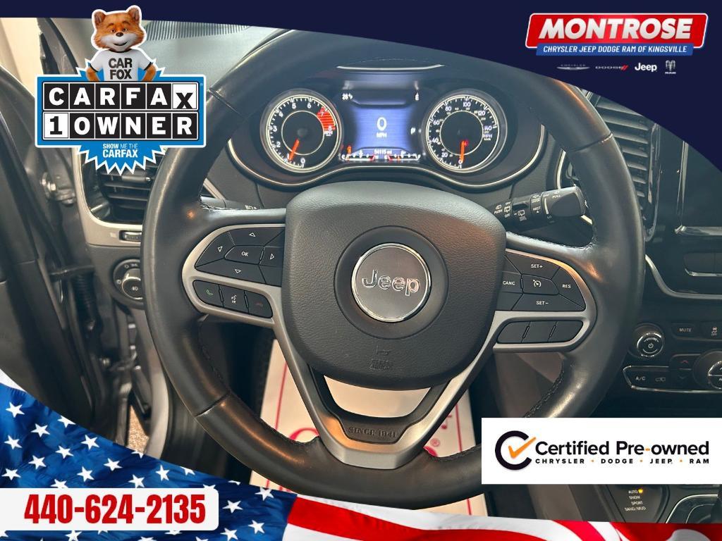 used 2020 Jeep Cherokee car, priced at $19,499