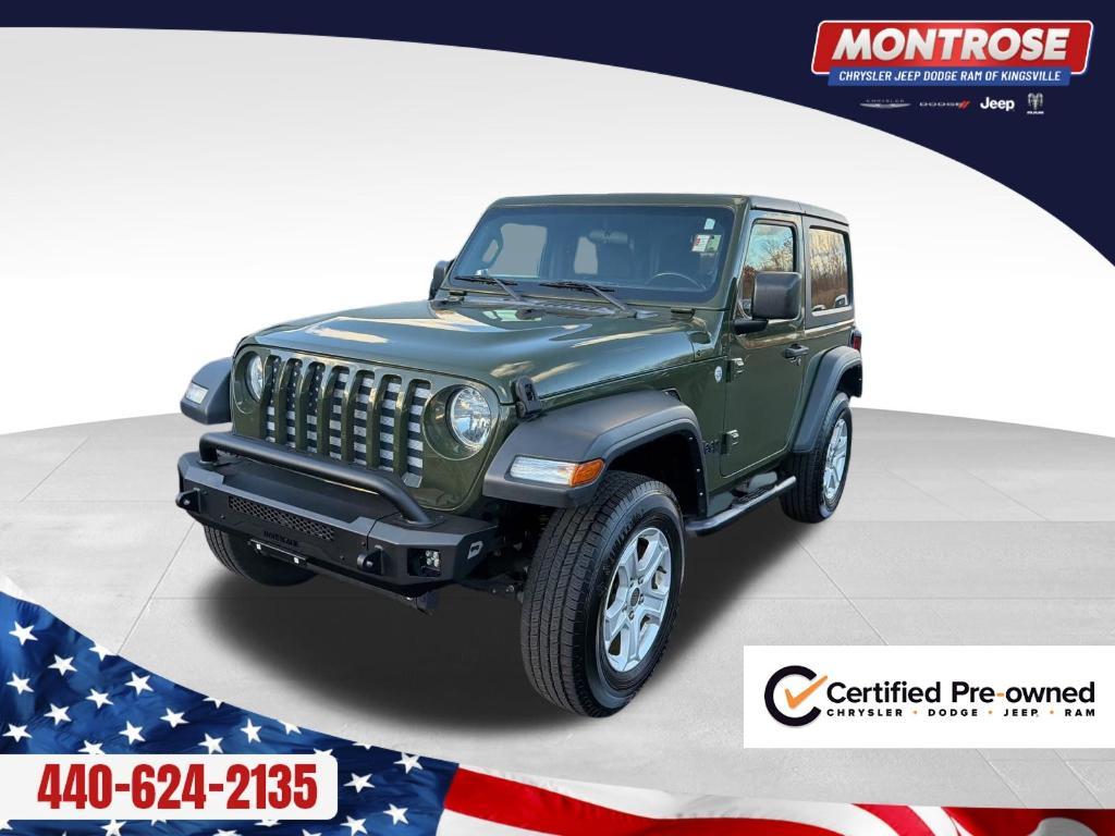 used 2021 Jeep Wrangler car, priced at $23,750