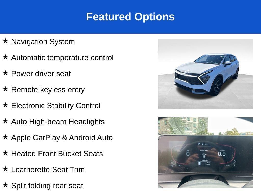 used 2023 Kia Sportage car, priced at $24,199