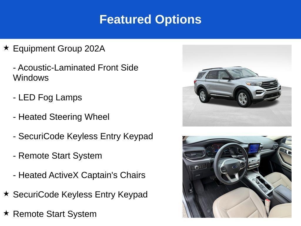 used 2023 Ford Explorer car, priced at $32,500