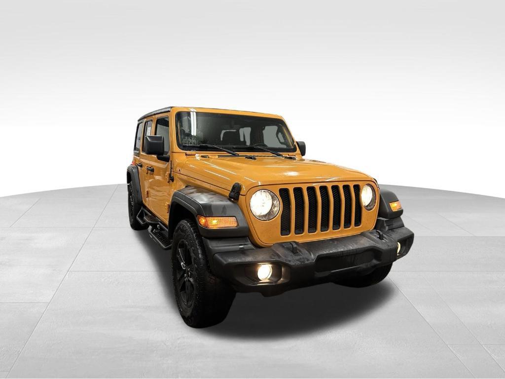 used 2021 Jeep Wrangler Unlimited car, priced at $25,525