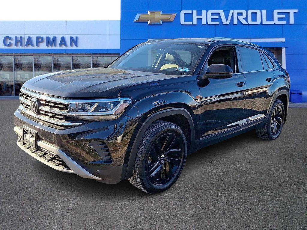 used 2021 Volkswagen Atlas Cross Sport car, priced at $18,604