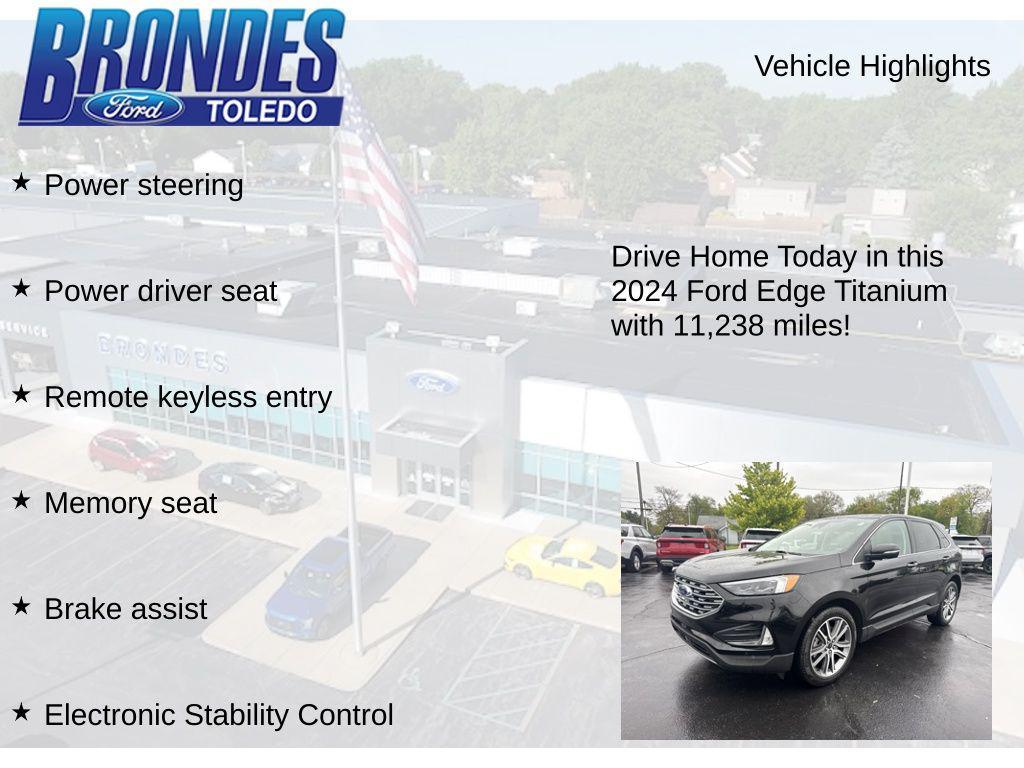 used 2024 Ford Edge car, priced at $33,323