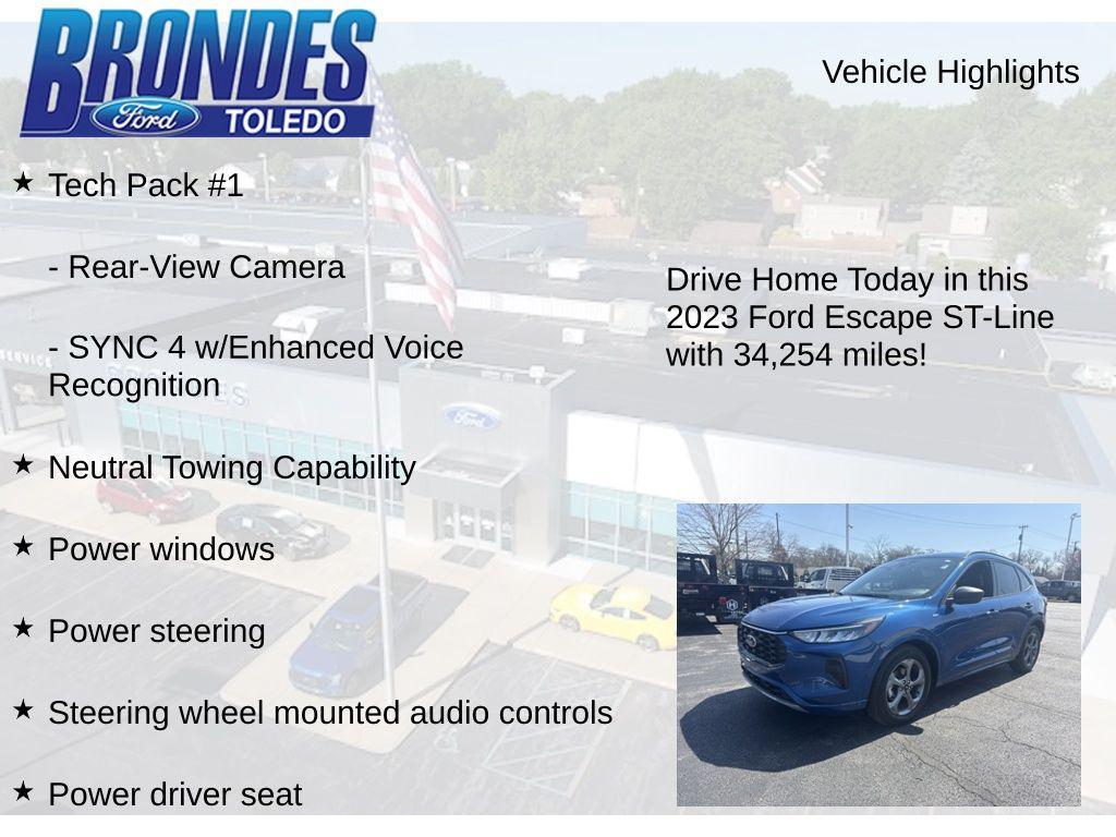 used 2023 Ford Escape car, priced at $20,378